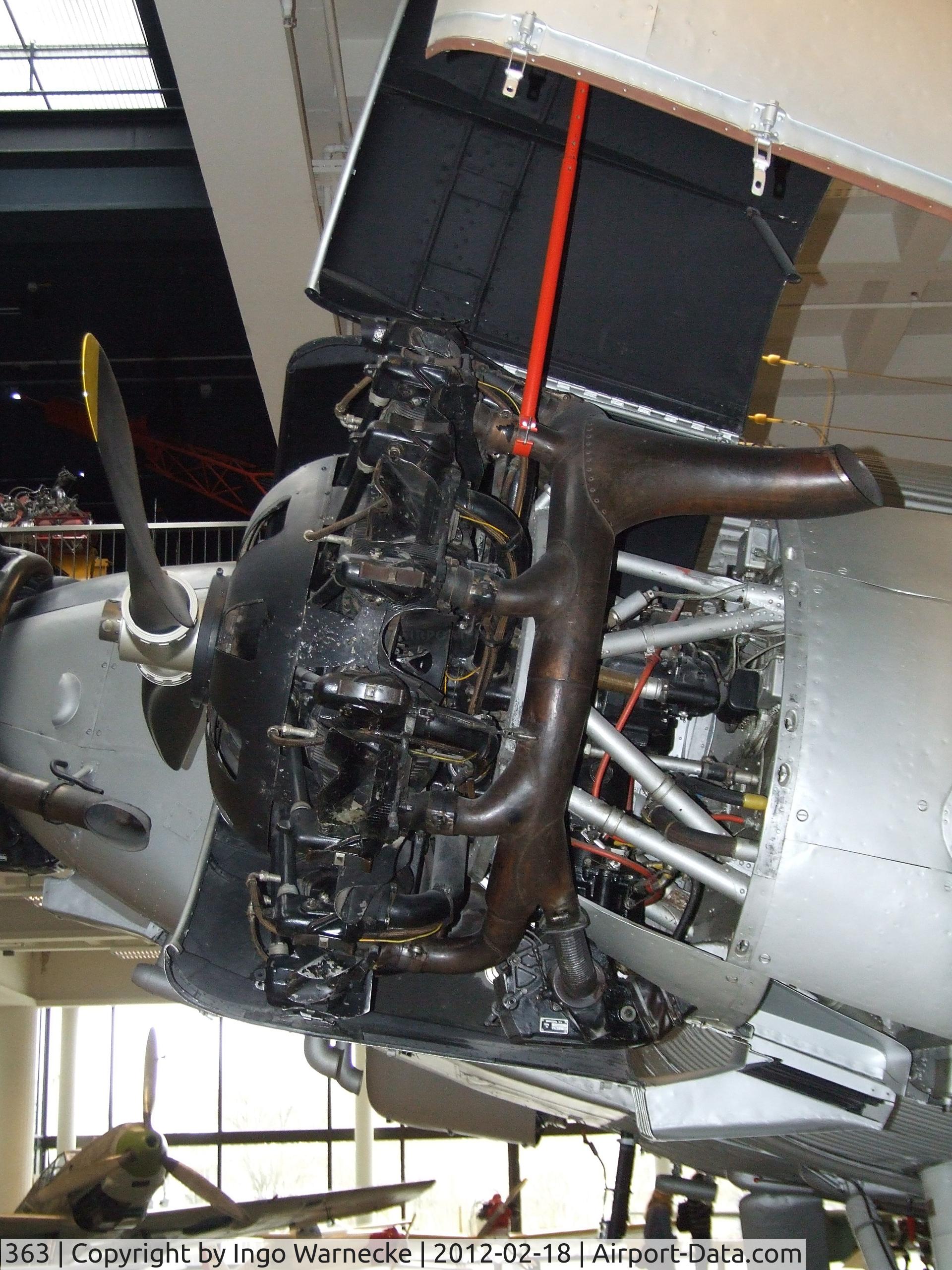 363, Junkers (AAC) AAC-1 Toucan (Ju-52) C/N 363, Ateliers Aeronautiques de Colombes AAC.1 Toucan (post-war french built Junkers Ju 52/3m) at the Deutsches Museum, München (Munich)