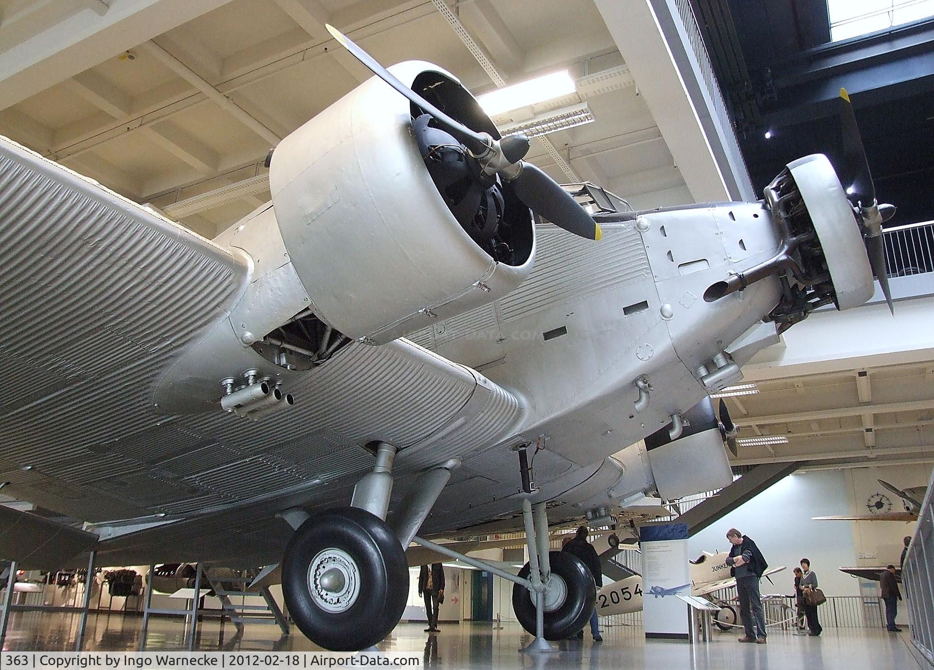 363, Junkers (AAC) AAC-1 Toucan (Ju-52) C/N 363, Ateliers Aeronautiques de Colombes AAC.1 Toucan (post-war french built Junkers Ju 52/3m) at the Deutsches Museum, München (Munich)