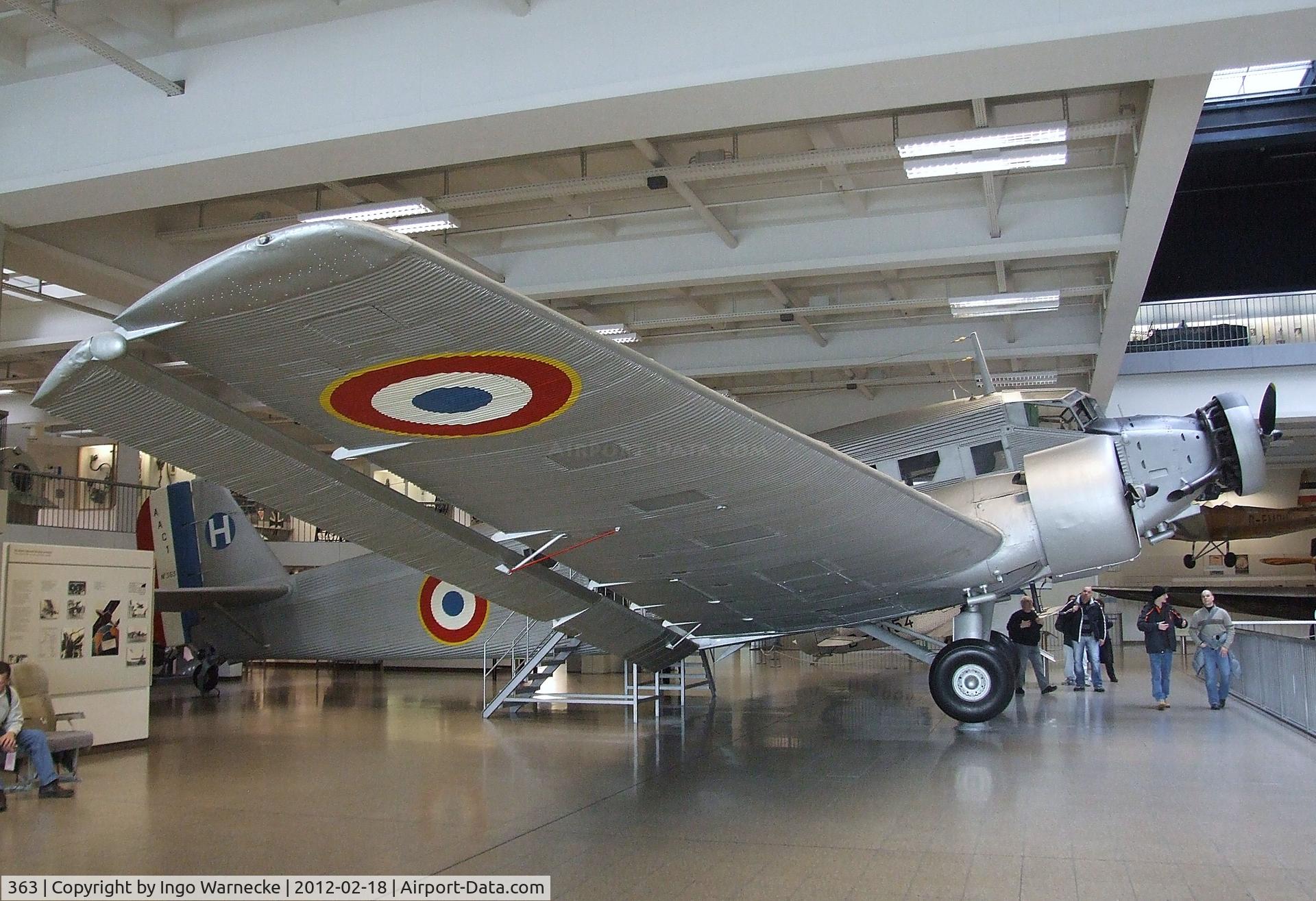 363, Junkers (AAC) AAC-1 Toucan (Ju-52) C/N 363, Ateliers Aeronautiques de Colombes AAC.1 Toucan (post-war french built Junkers Ju 52/3m) at the Deutsches Museum, München (Munich)