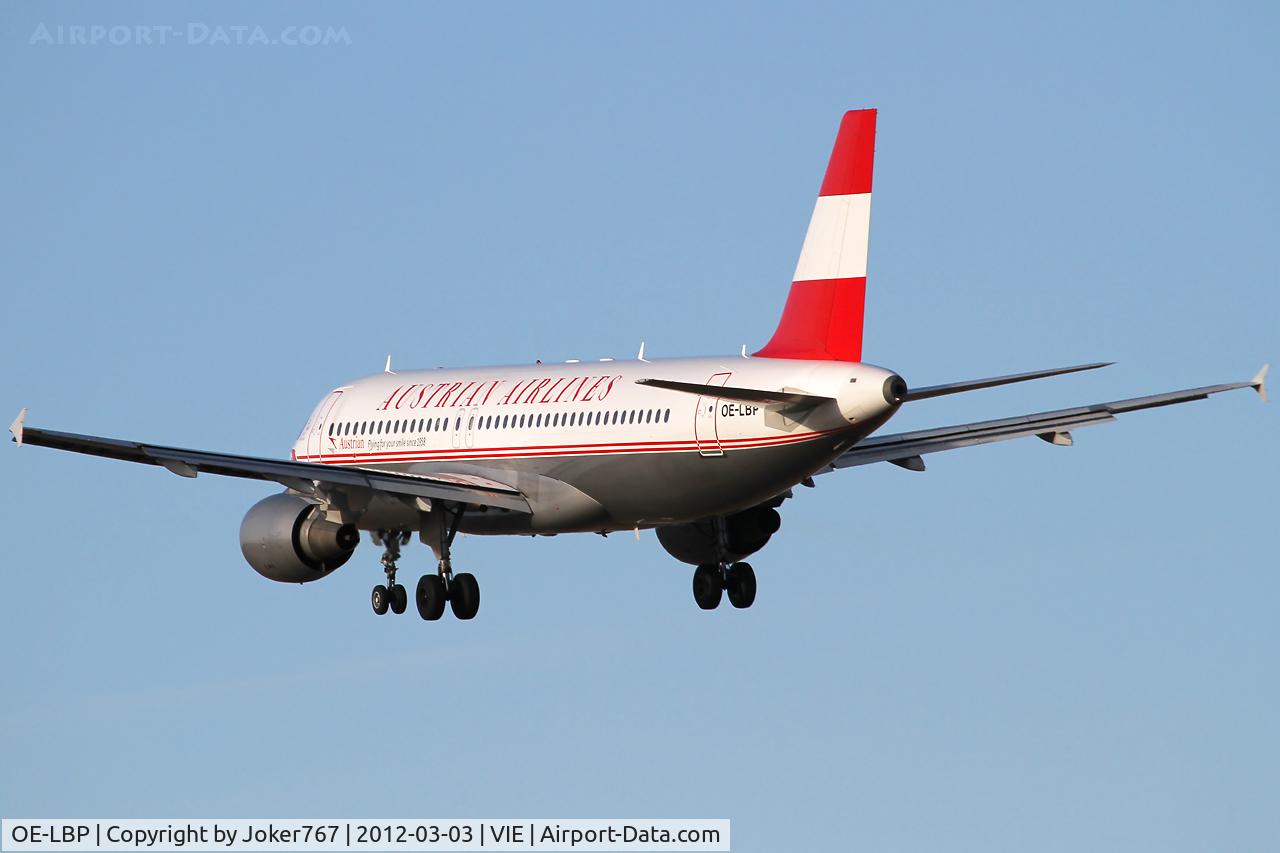 OE-LBP, 1998 Airbus A320-214 C/N 797, Austrian Airlines