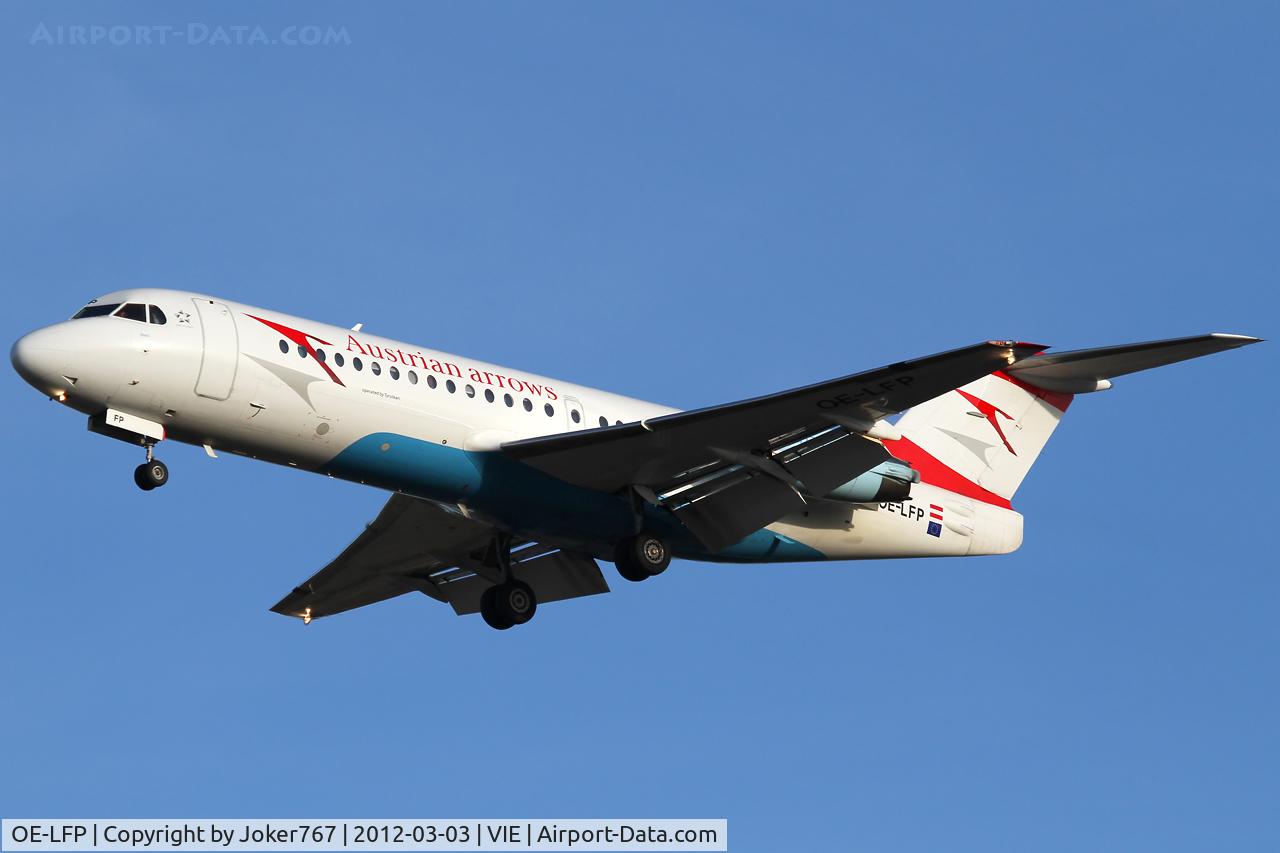 OE-LFP, Fokker 70 (F-28-0070) C/N 11560, Austrian arrows