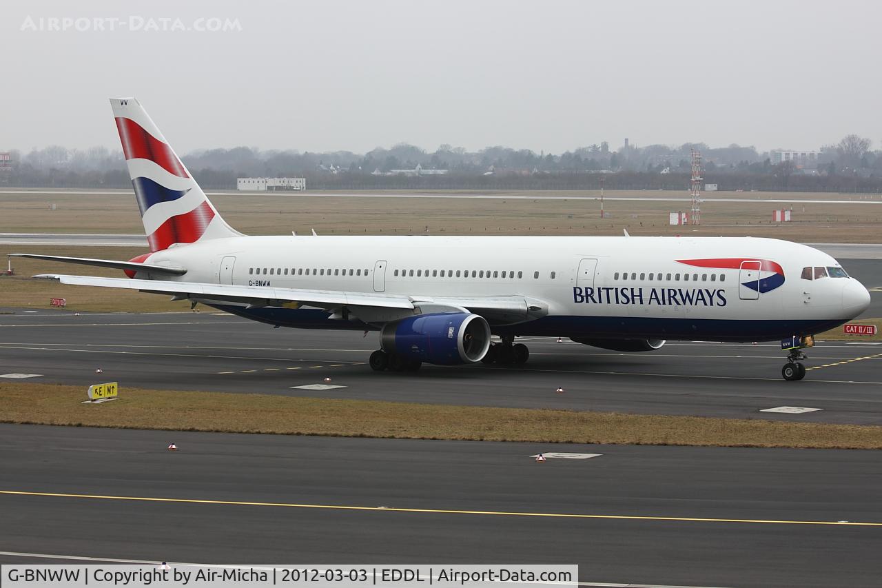 G-BNWW, 1993 Boeing 767-336/ER C/N 25831, British Airways