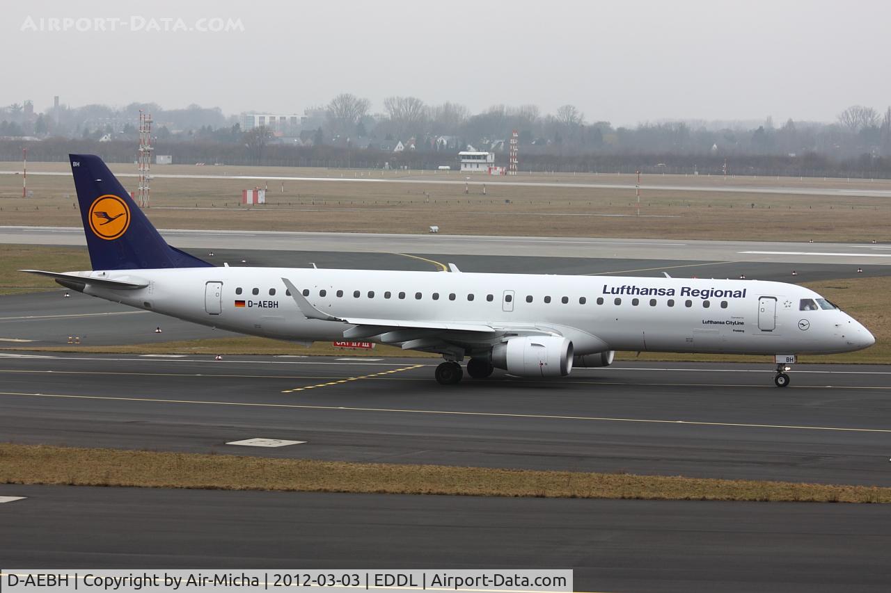 D-AEBH, 2011 Embraer 195LR (ERJ-190-200LR) C/N 19000447, Lufthansa CityLine, Aircraft Name: Freising