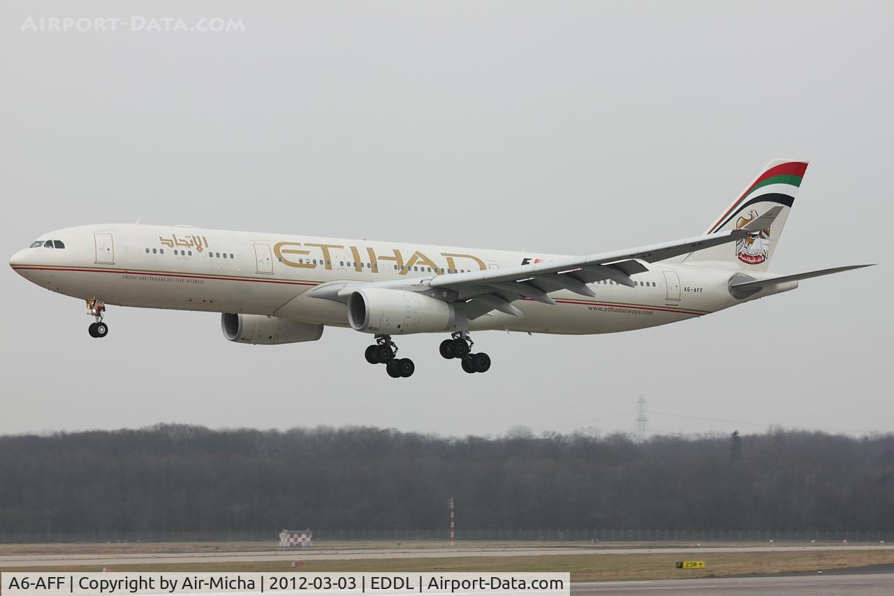A6-AFF, 2011 Airbus A330-343X C/N 1245, Etihad Airways
