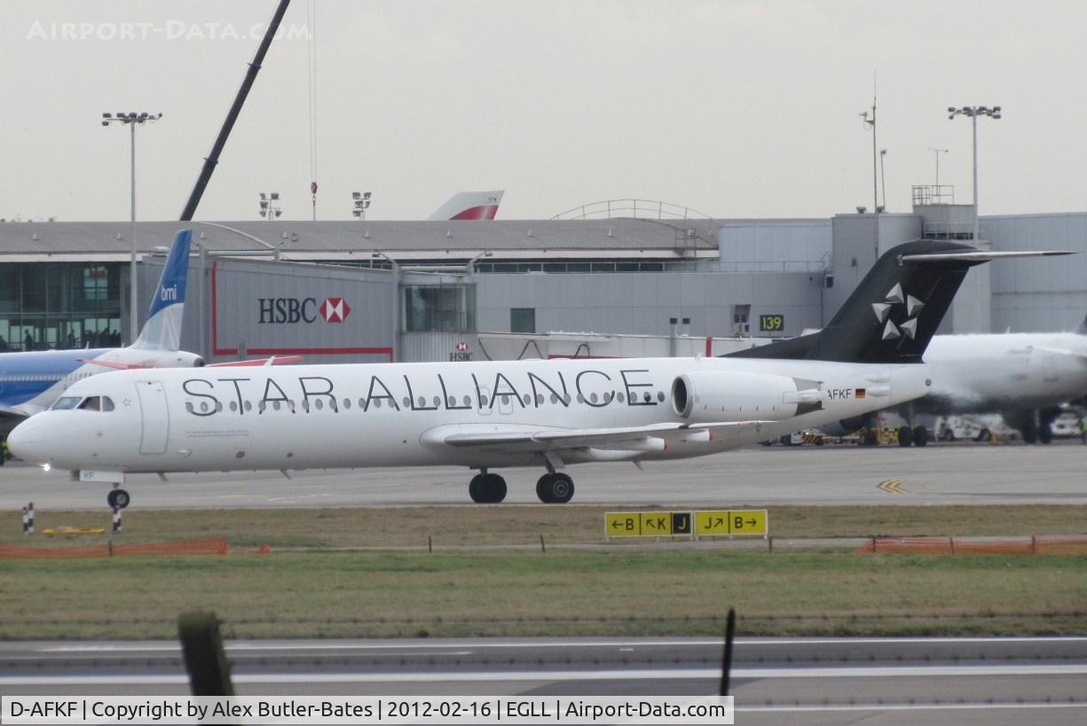 D-AFKF, 1994 Fokker 100 (F-28-0100) C/N 11470, 