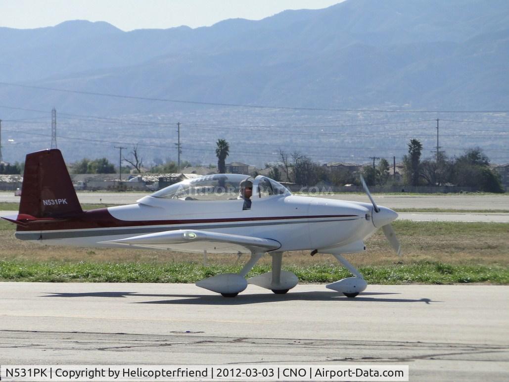 N531PK, 2008 Vans RV-8A C/N 82205, Taxiing to runway 8L to take off with two other ships (N670SB & N808DK)