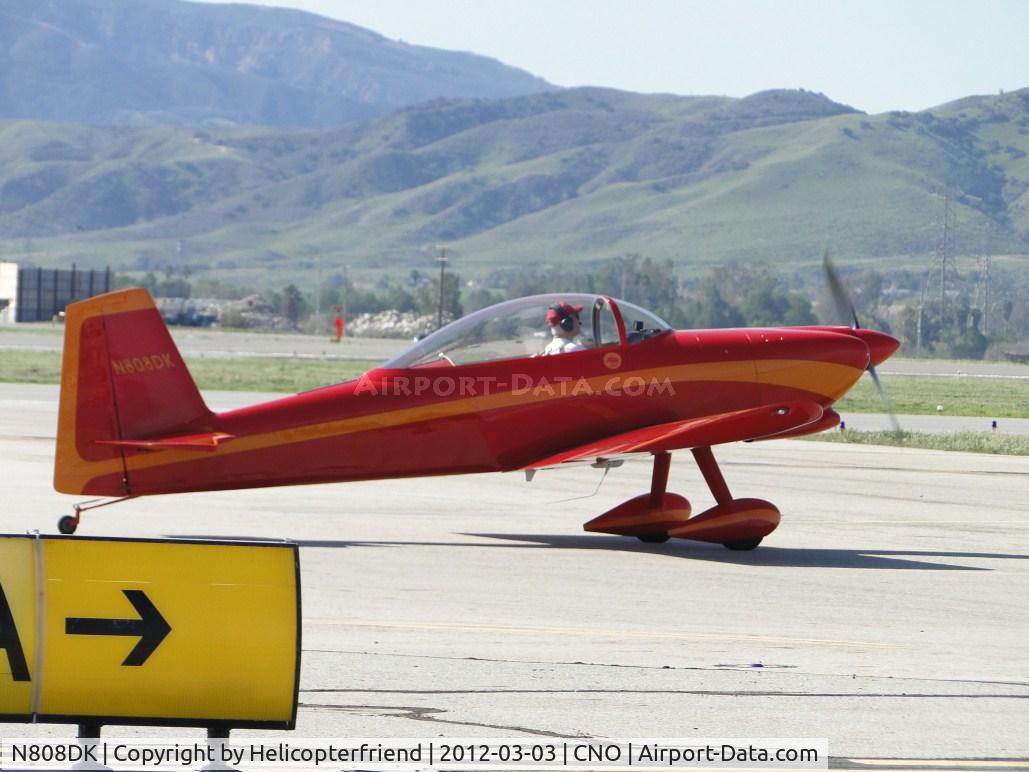 N808DK, Vans RV-8 C/N 81052, Taxiing to runway 8L to take off with two other ships (N531Pk & N670SB)