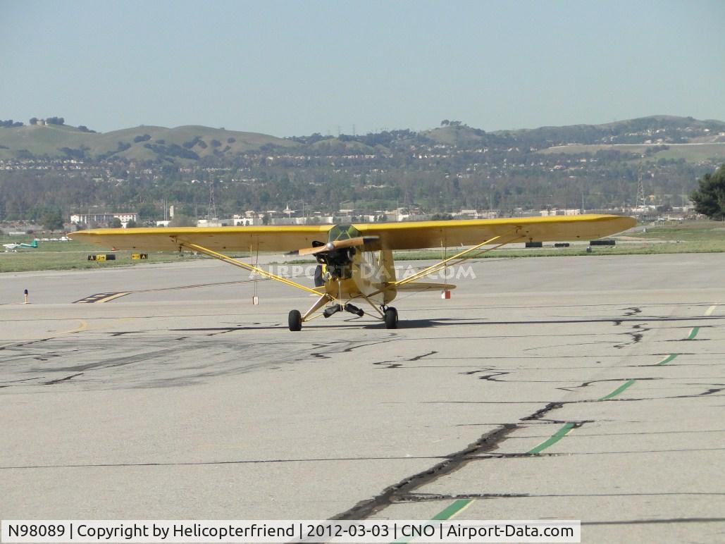 N98089, 1946 Piper J3C-65 Cub C/N 18259, Taxiing to the static display area south west of the Tower