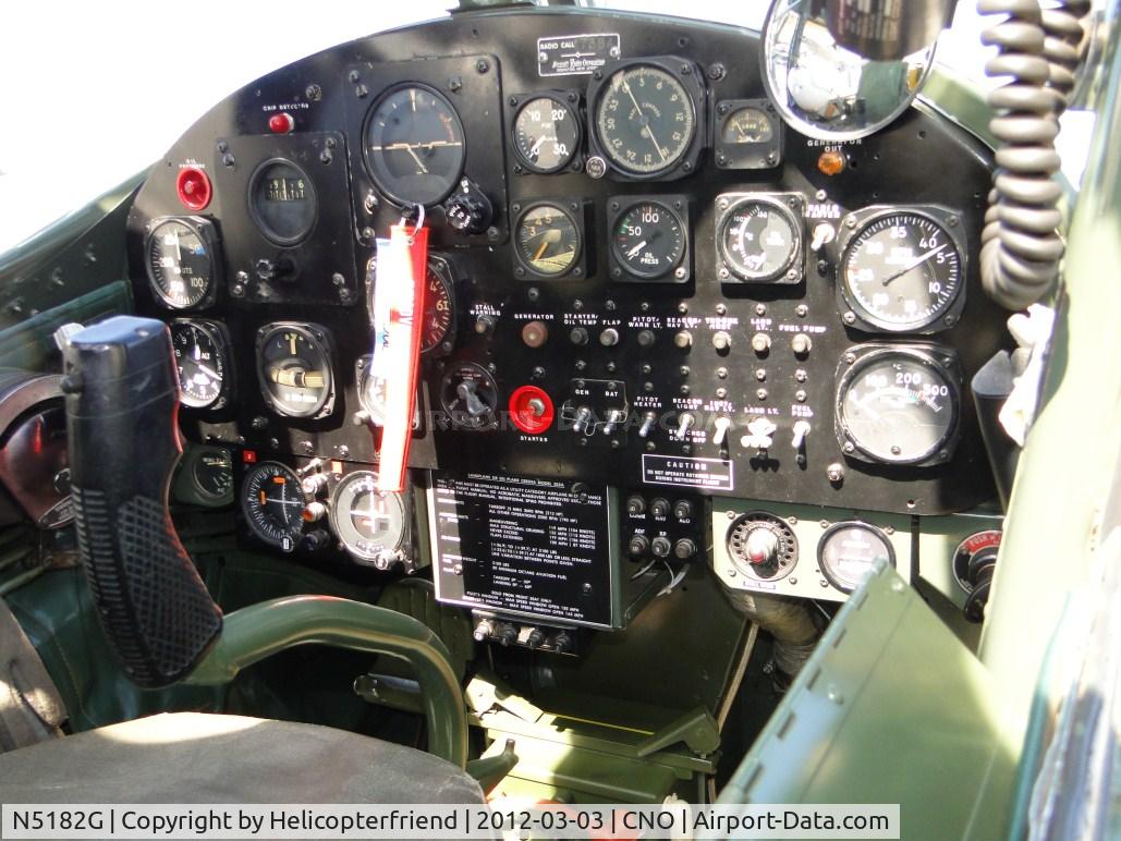 N5182G, 1951 Cessna 305A C/N 23206, Cockpit area