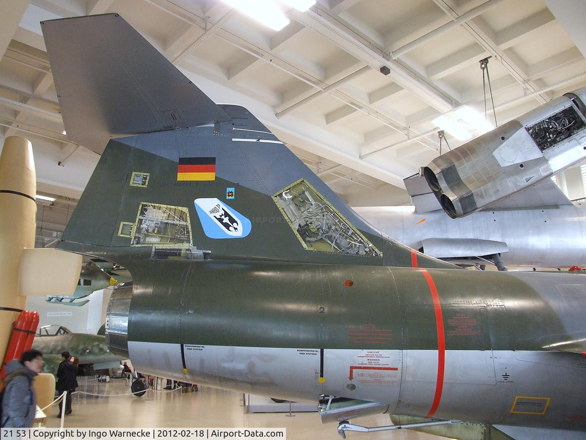 21 53, Lockheed F-104G Starfighter C/N 683-7022, Lockheed F-104G Starfighter at the Deutsches Museum, München (Munich)