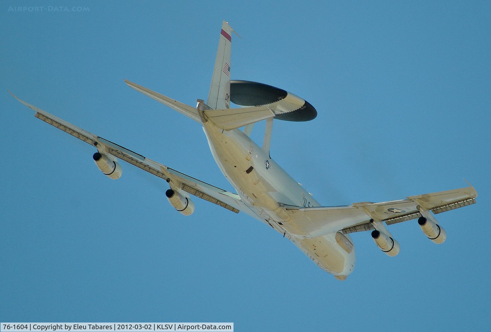 76-1604, 1976 Boeing E-3B Sentry C/N 21434, Taken during Red Flag Exercise at Nellis Air Force Base, Nevada.