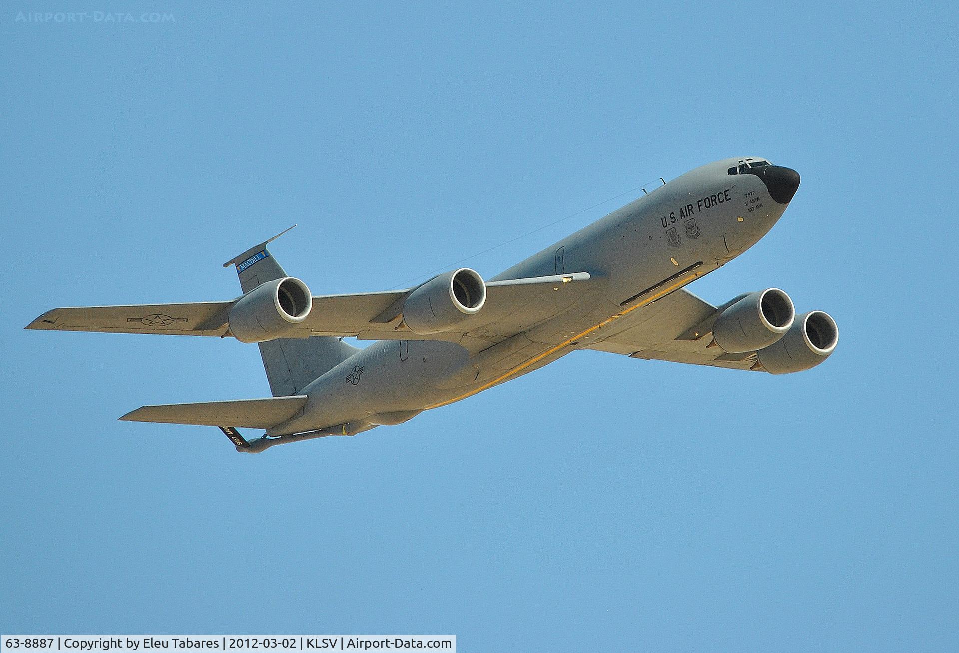 63-8887, 1963 Boeing KC-135R Stratotanker C/N 18735, Taken during Red Flag Exercise at Nellis Air Force Base, Nevada.