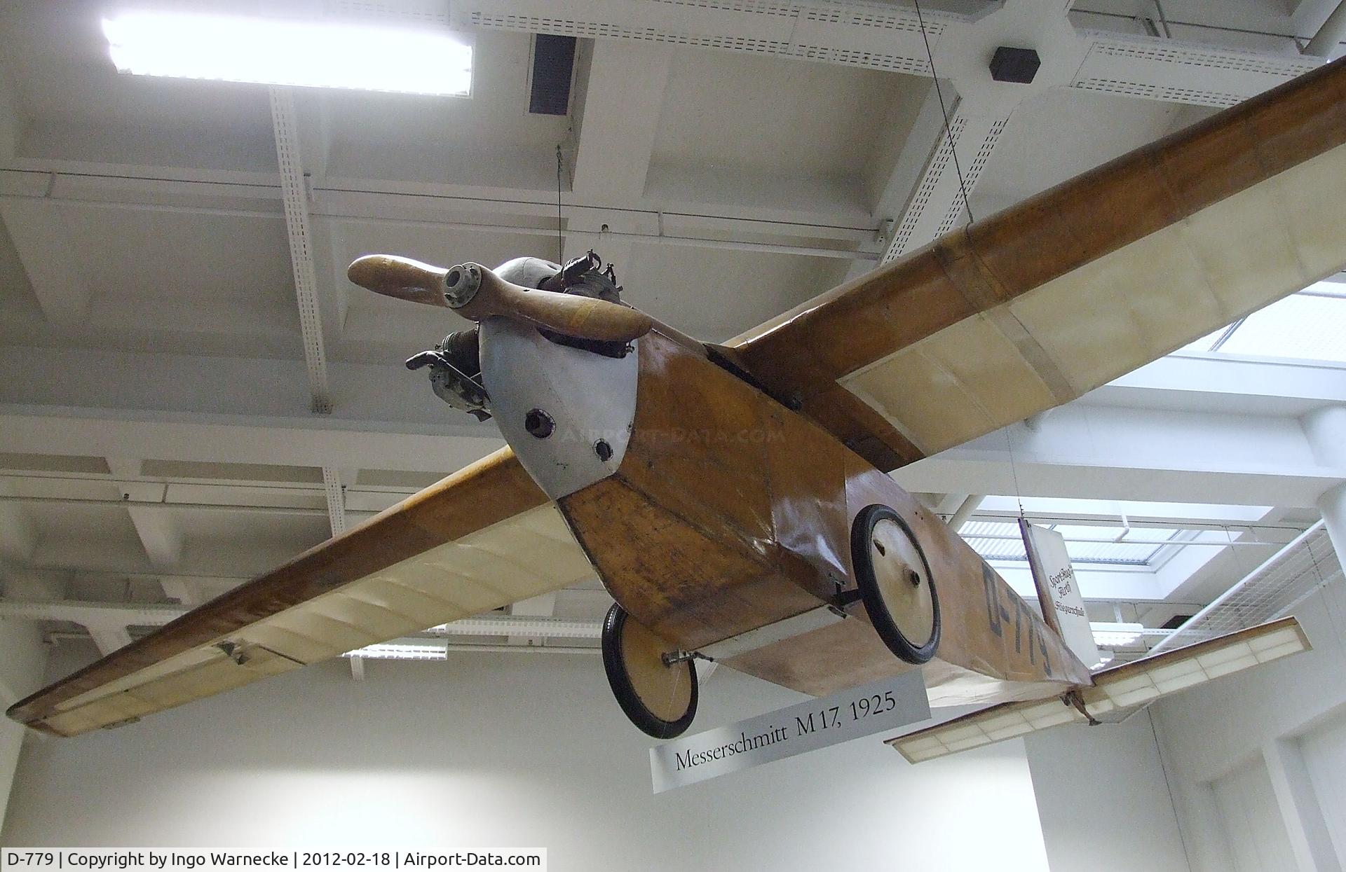 D-779, 1925 Messerschmitt M-17 C/N 25, Messerschmitt M 17 at the Deutsches Museum, München (Munich)