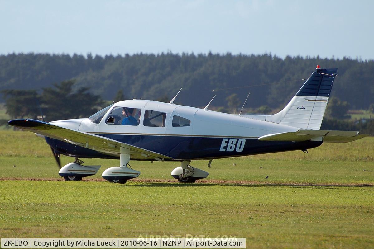 ZK-EBO, Piper PA-28-181 C/N 28-7690146, At New Plymouth