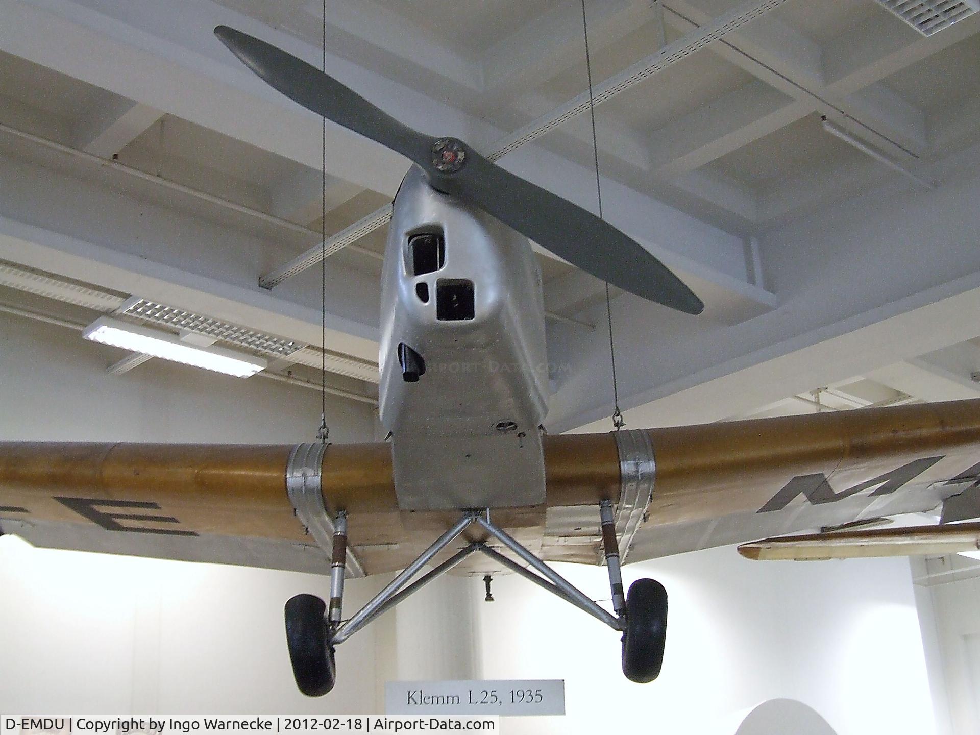 D-EMDU, 1935 Klemm L25e C/N 980, Klemm L 25 e at the Deutsches Museum, München (Munich)