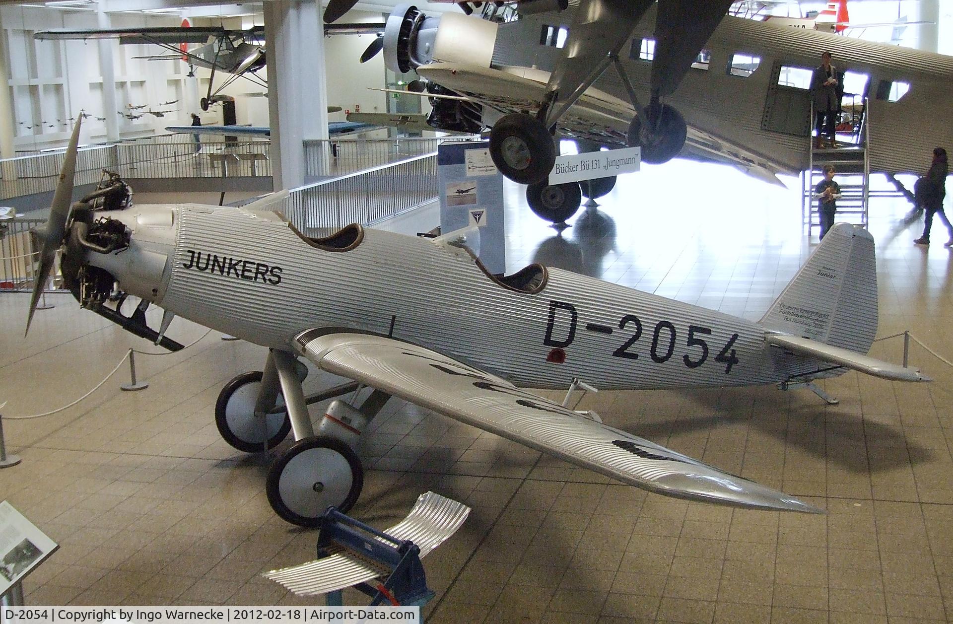 D-2054, 1931 Junkers A-50 Junior C/N 3575, Junkers A 50 ci Junior at the Deutsches Museum, München (Munich)