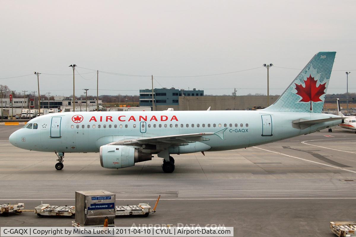 C-GAQX, 1997 Airbus A319-114 C/N 736, At Montreal