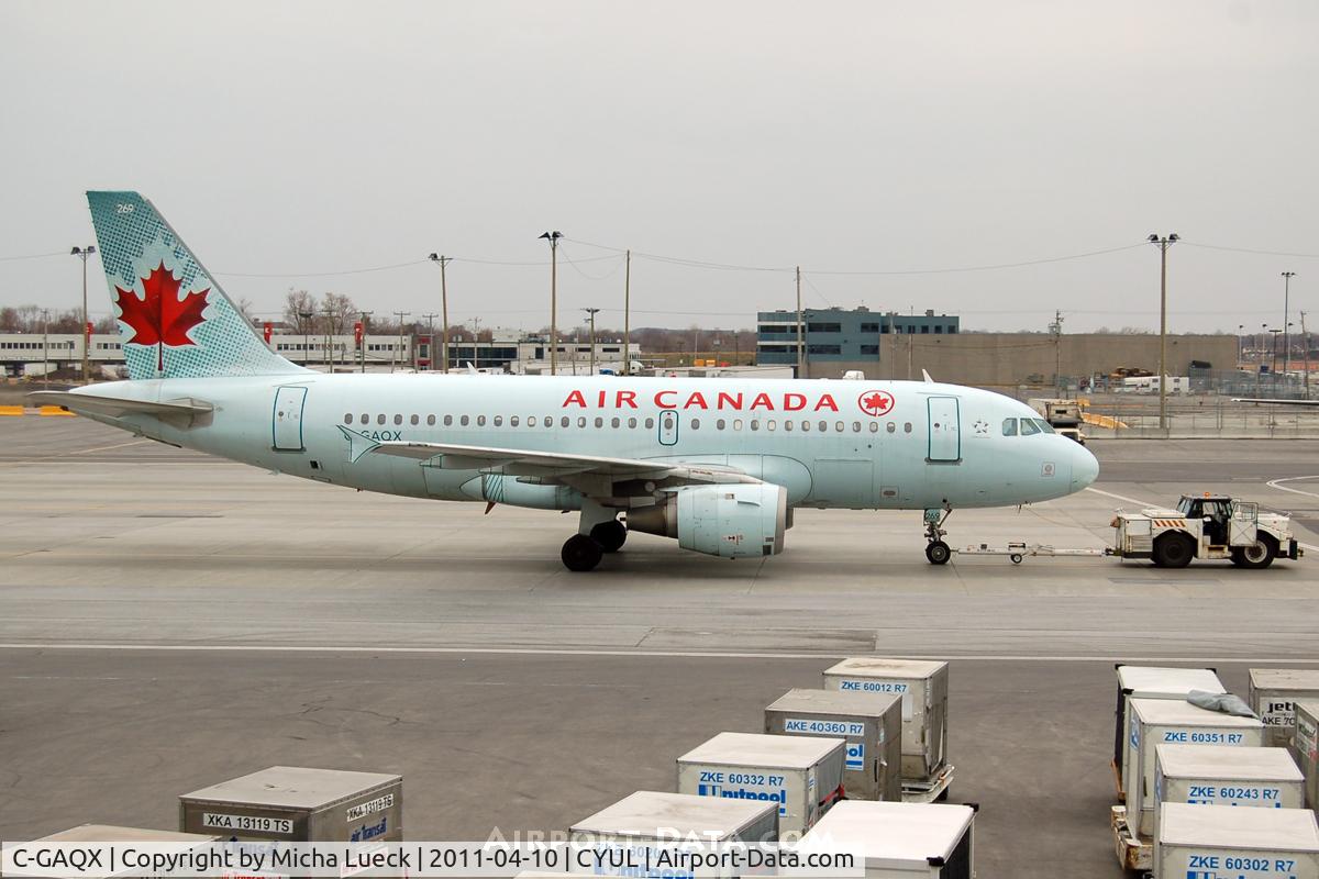 C-GAQX, 1997 Airbus A319-114 C/N 736, At Montreal