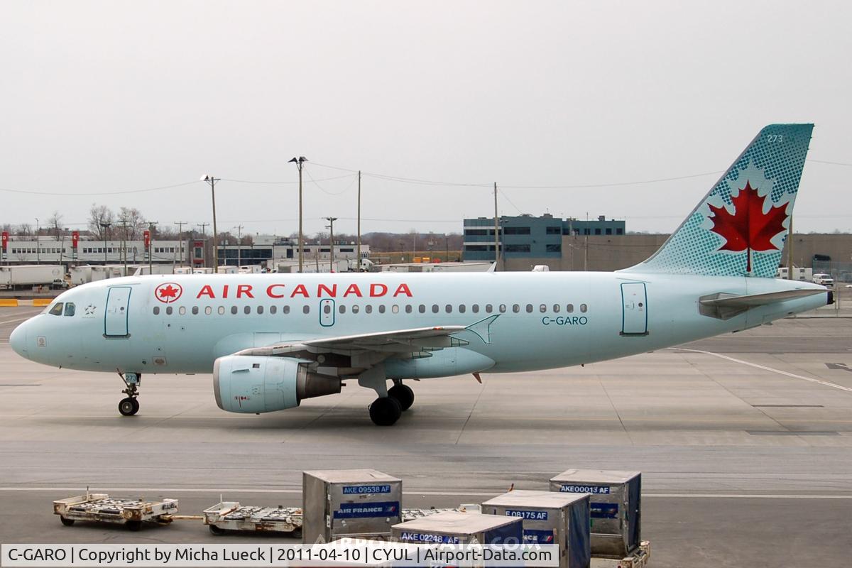 C-GARO, 1997 Airbus A319-114 C/N 757, At Montreal
