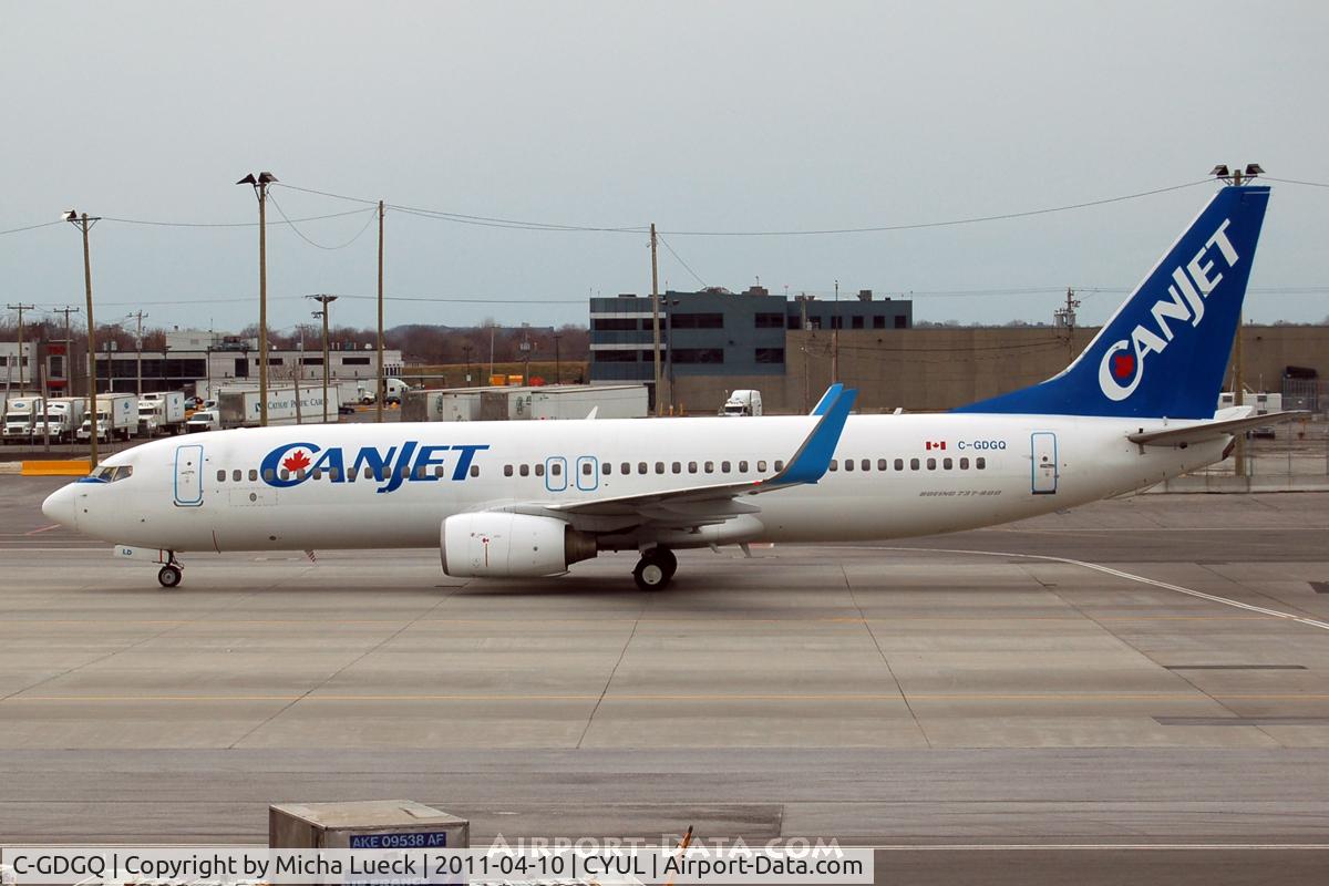 C-GDGQ, 2007 Boeing 737-8FH C/N 35093, At Montreal