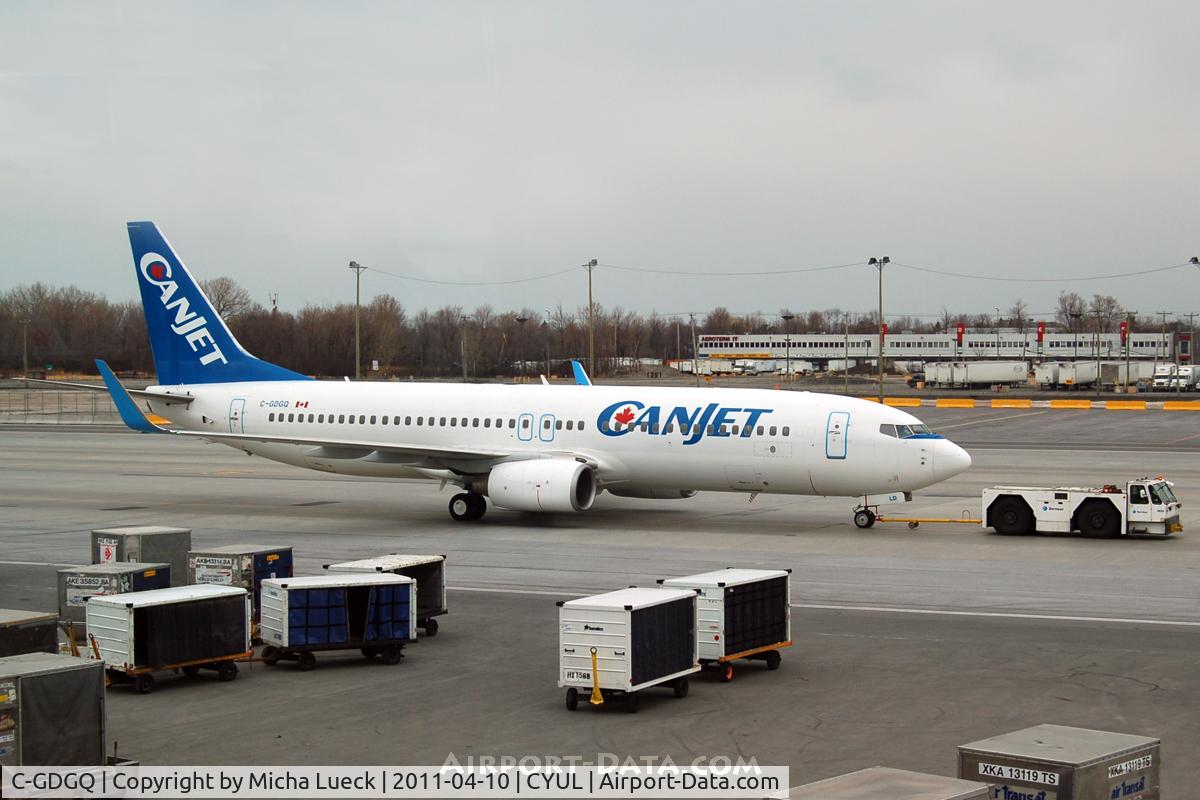 C-GDGQ, 2007 Boeing 737-8FH C/N 35093, At Montreal