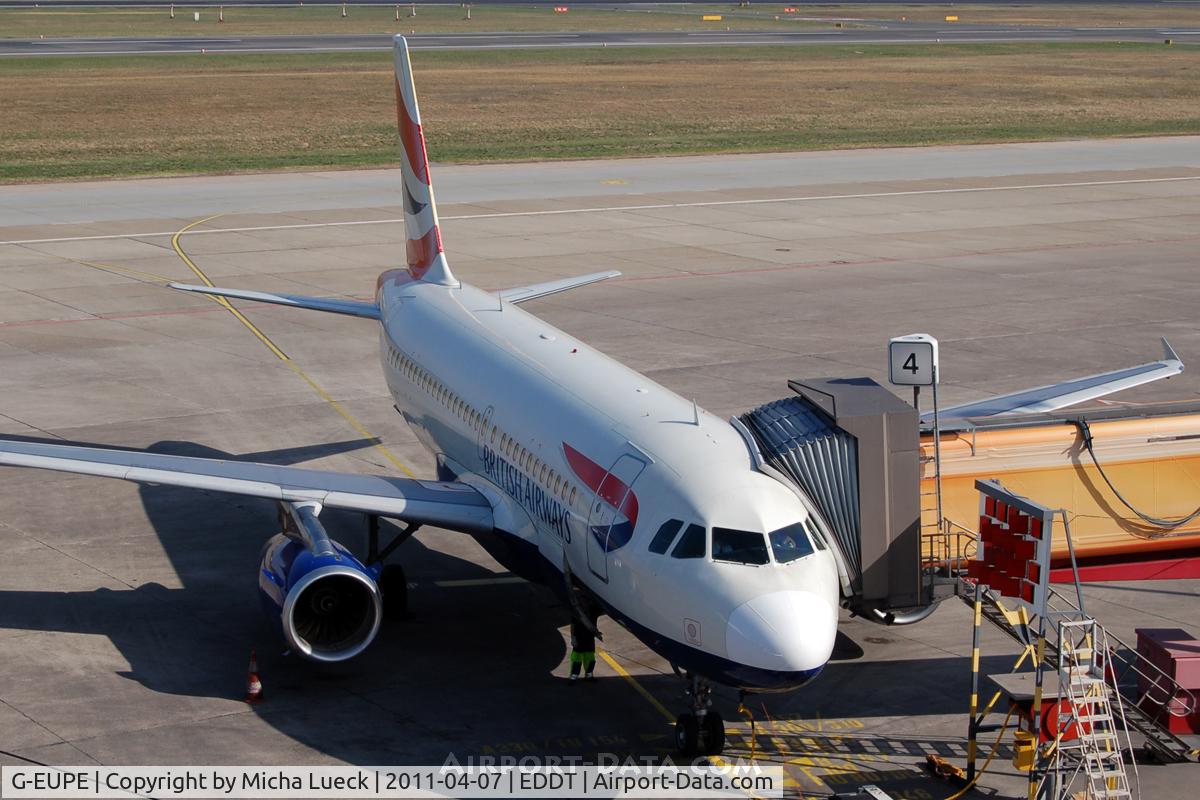 G-EUPE, 2000 Airbus A319-131 C/N 1193, At Tegel