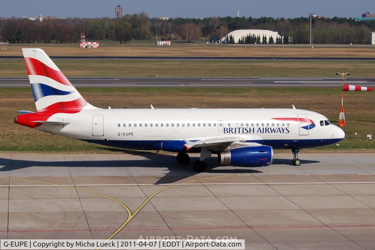 G-EUPE, 2000 Airbus A319-131 C/N 1193, At Tegel