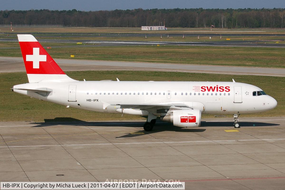 HB-IPX, 1996 Airbus A319-112 C/N 612, At Tegel