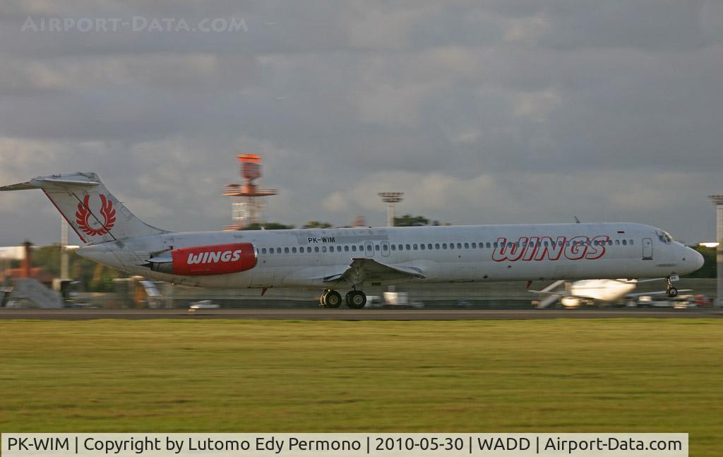 PK-WIM, 1985 McDonnell Douglas MD-82 (DC-9-82) C/N 49373, Wings Abadi