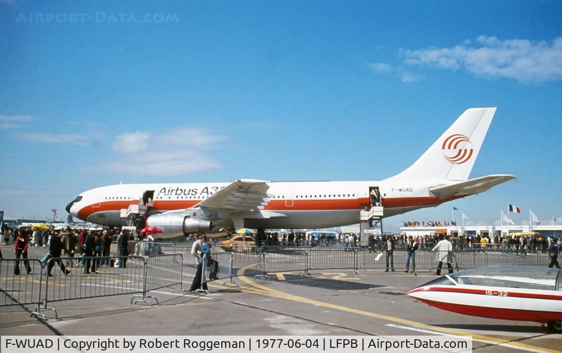 F-WUAD, 1973 Airbus A300B2-103 C/N 003, Company demonstator.