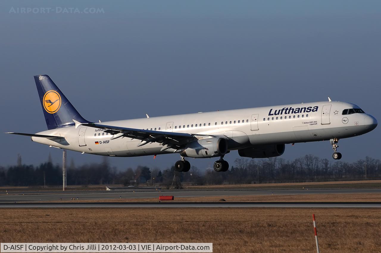 D-AISF, 2000 Airbus A321-231 C/N 1260, Lufthansa