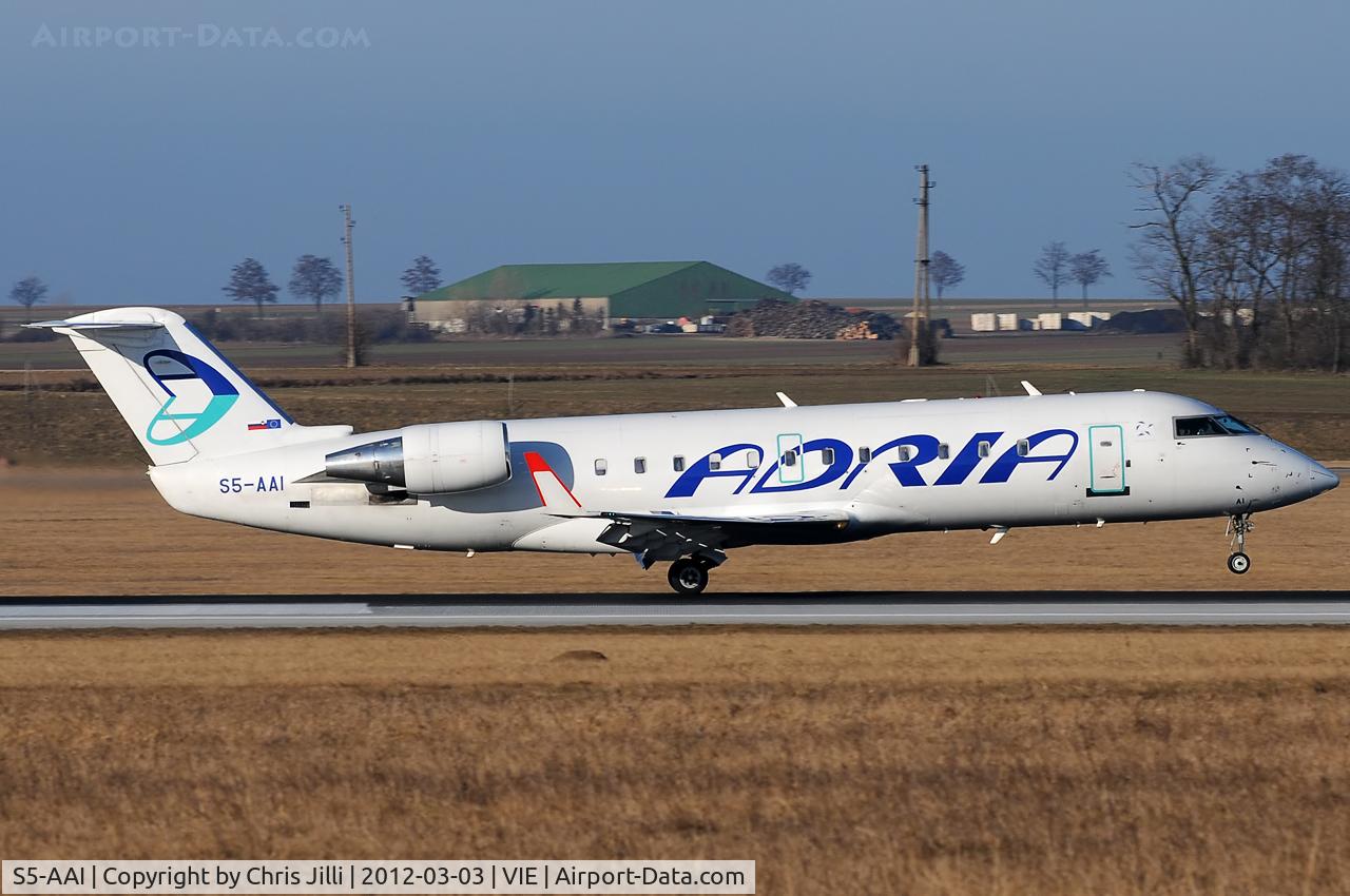 S5-AAI, 1998 Canadair CRJ-200LR (CL-600-2B19) C/N 7248, Adria Airways
