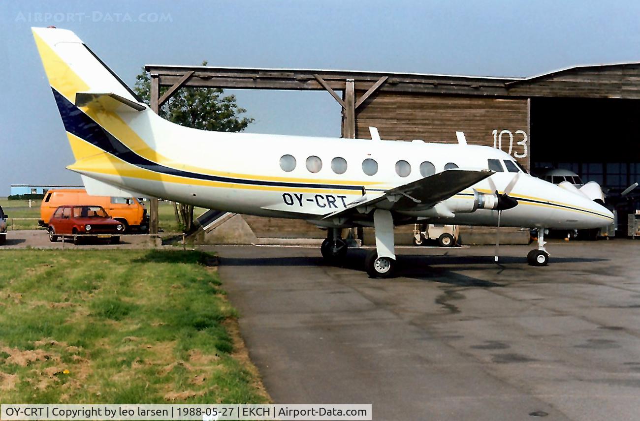 OY-CRT, 1969 Handley Page HP137 Jetstream 1 C/N 233, Copenhagen Kastrup 27.5.88