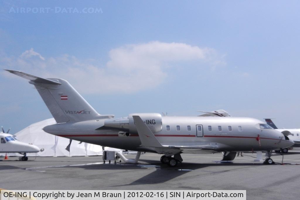 OE-ING, 2010 Bombardier Challenger 605 (CL-600-2B16) C/N 5845, Singapore Airshow 2012