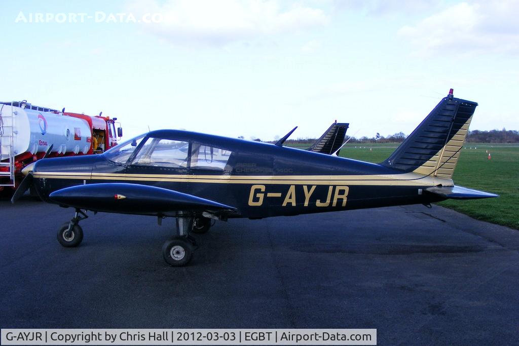 G-AYJR, 1970 Piper PA-28-140 Cherokee C/N 28-26694, Turweston Flying School