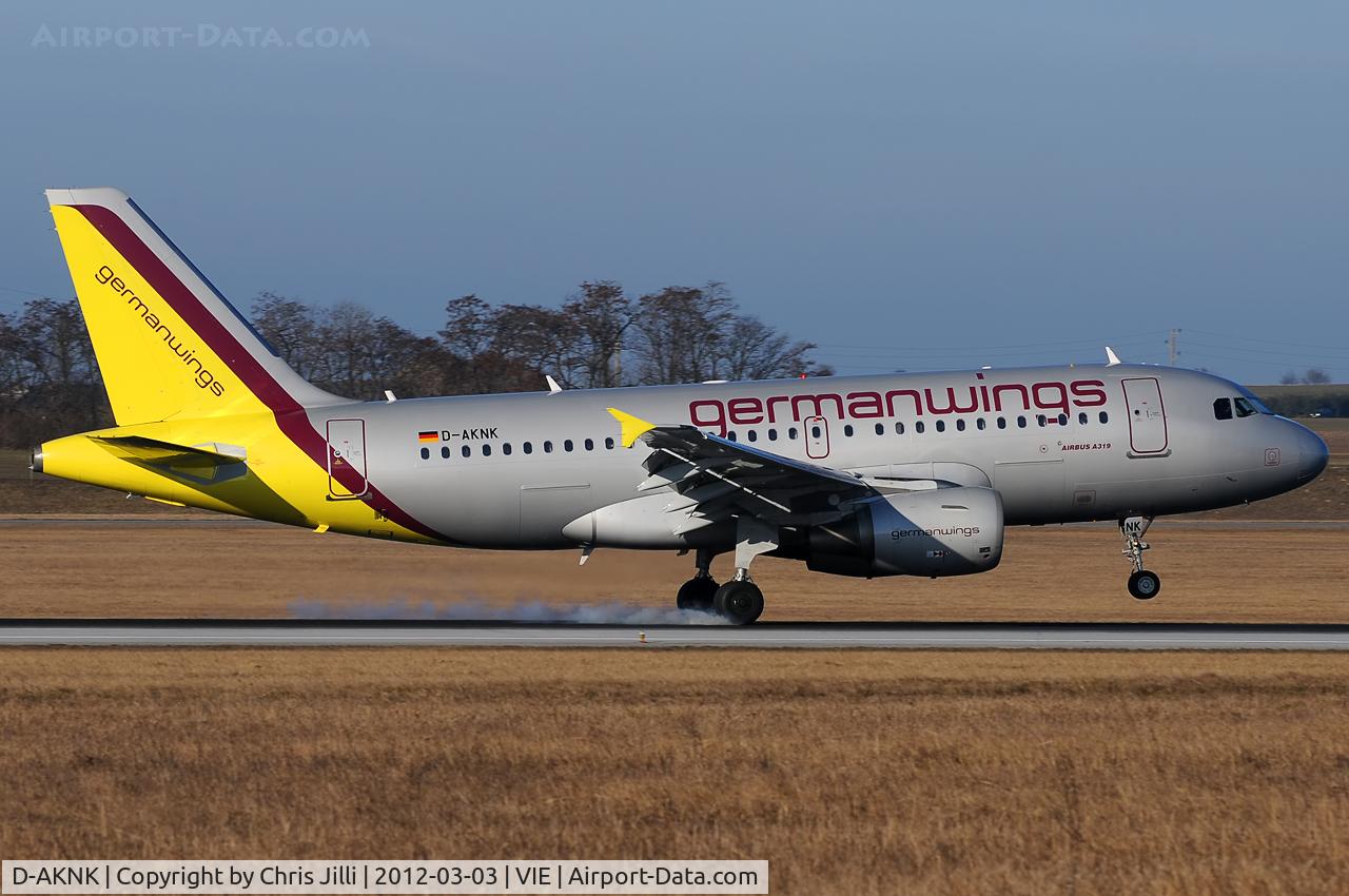 D-AKNK, 1999 Airbus A319-112 C/N 1077, germanwings