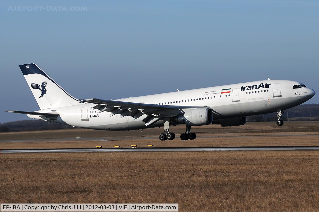 EP-IBA, 1993 Airbus A300B4-605R C/N 723, Iran Air