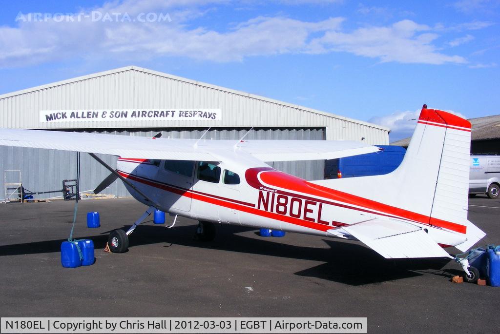 N180EL, 1980 Cessna 180K Skywagon C/N 18053121, ex G-BOIA, recently re-registered and repainted