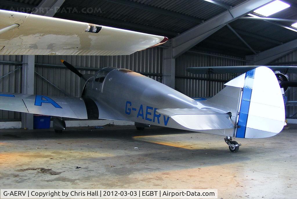 G-AERV, 1936 Miles M11A Whitney Straight C/N 307, Turweston resident