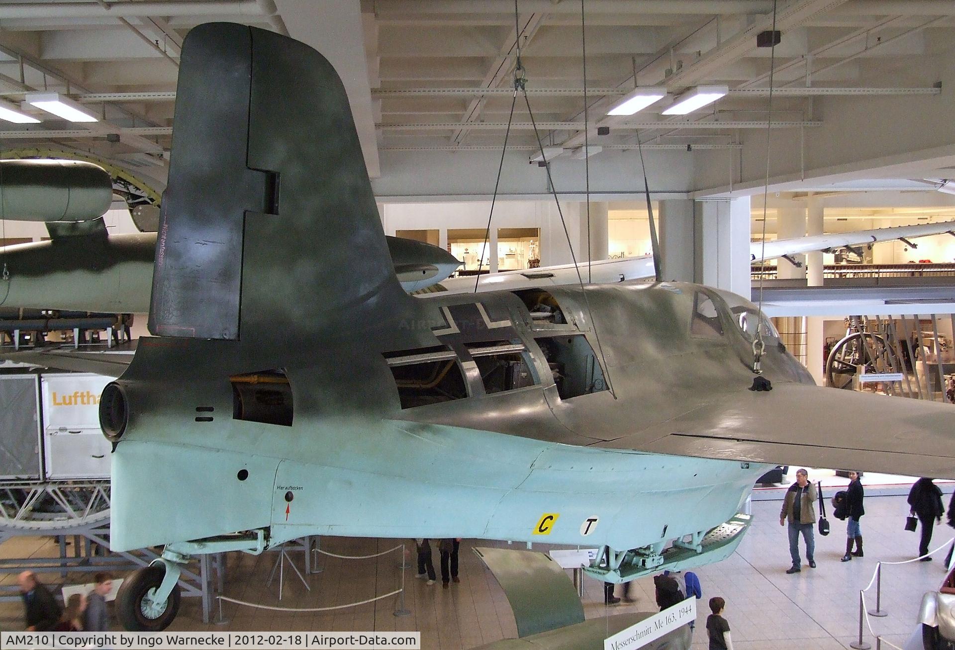 AM210, Messerschmitt Me-163B-1A Komet C/N 20370, Messerschmitt Me 163B-1A Komet at the Deutsches Museum, München (Munich)