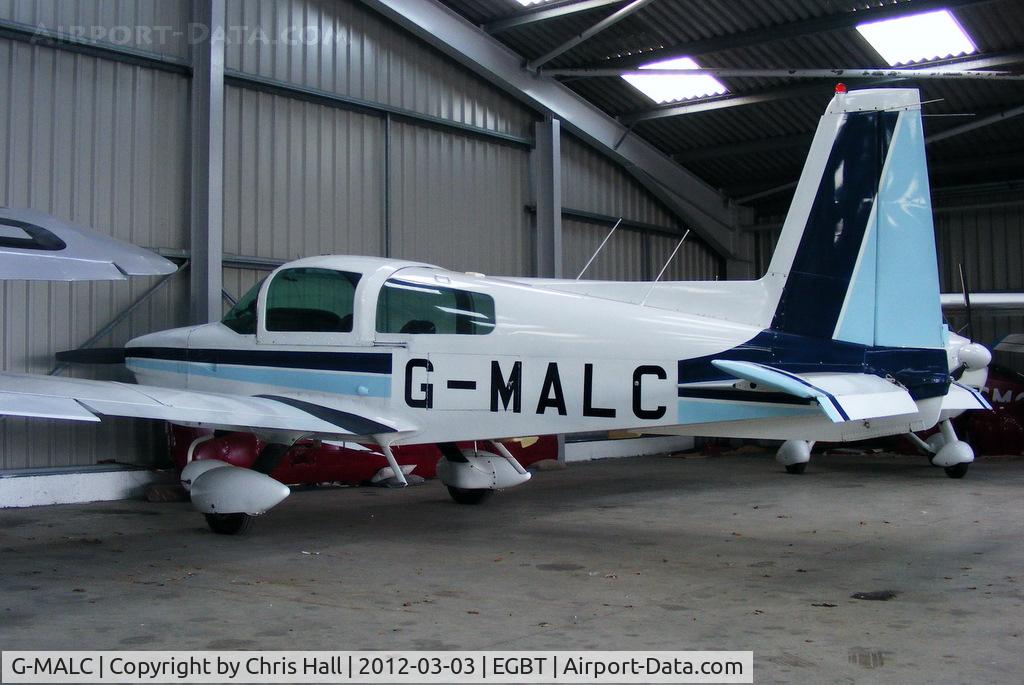 G-MALC, 1974 Grumman American AA-5 Traveler C/N AA5-0664, Turweston resident