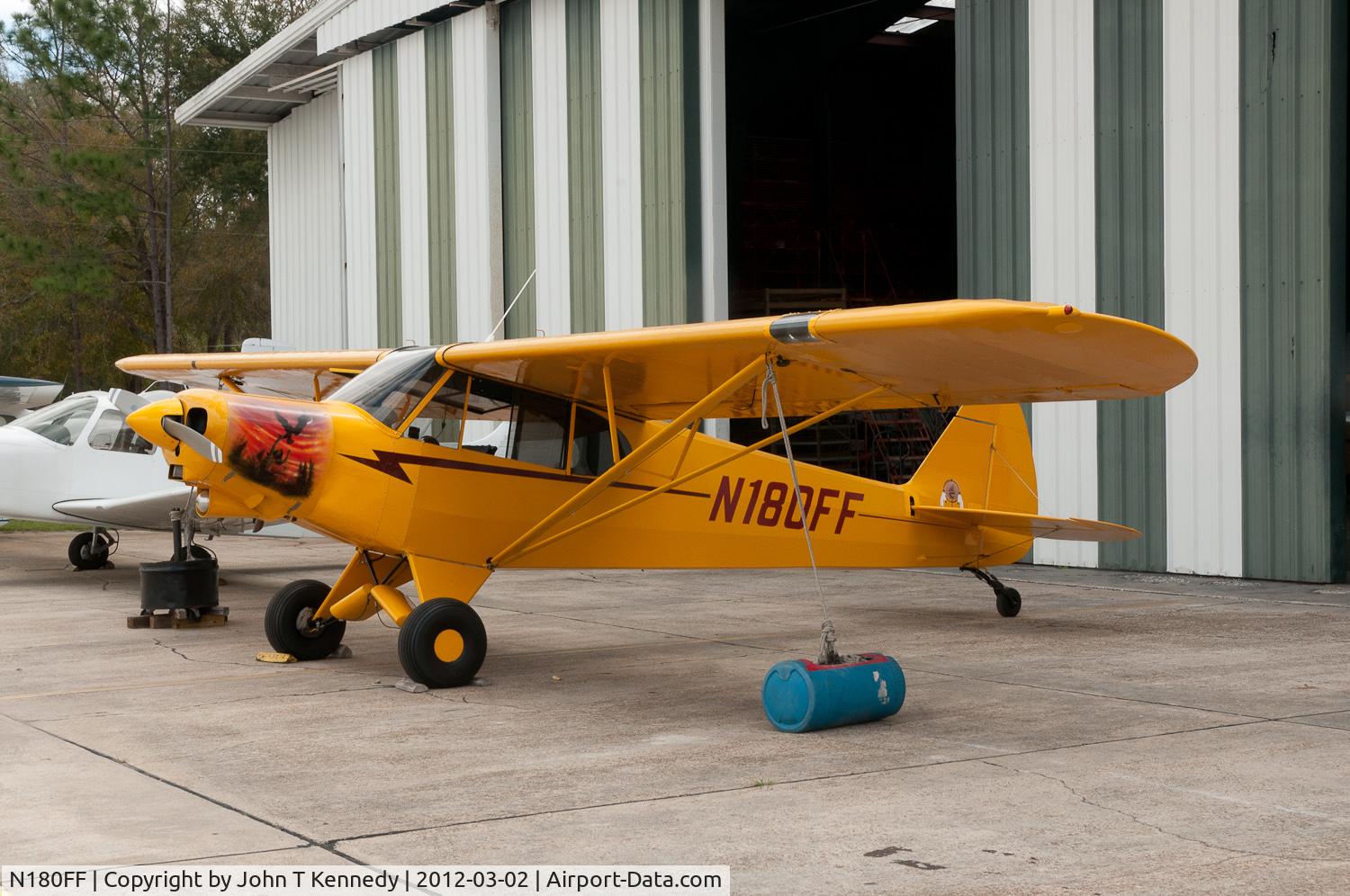 N180FF, 1989 Piper PA-18-150 Super Cub C/N 18-09024, Parked for display at Keystone Airpark, Starke, Fl 32091.
