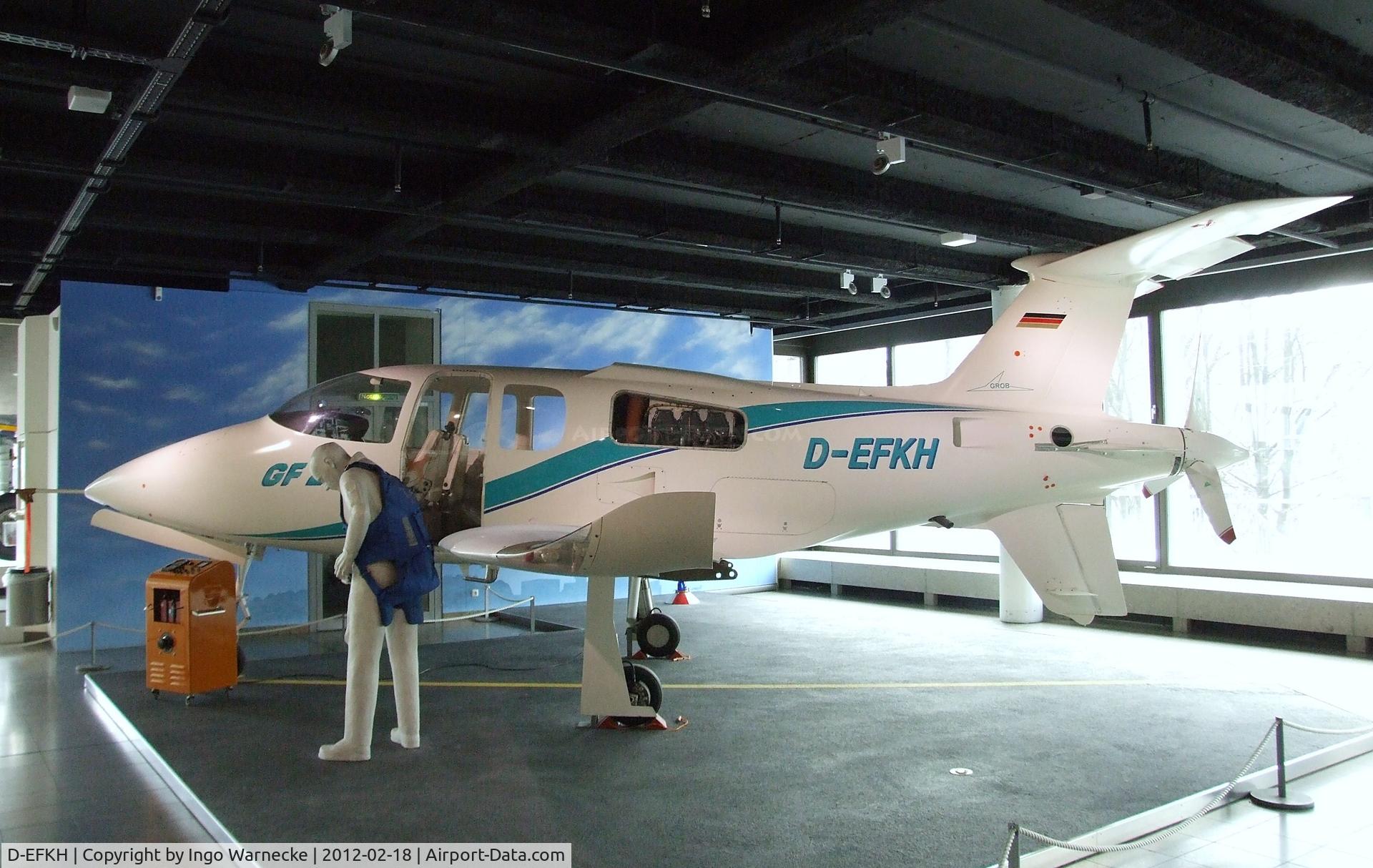 D-EFKH, 1991 Grob GF-200 C/N 20001, Grob GF 200 at the Deutsches Museum, München (Munich)