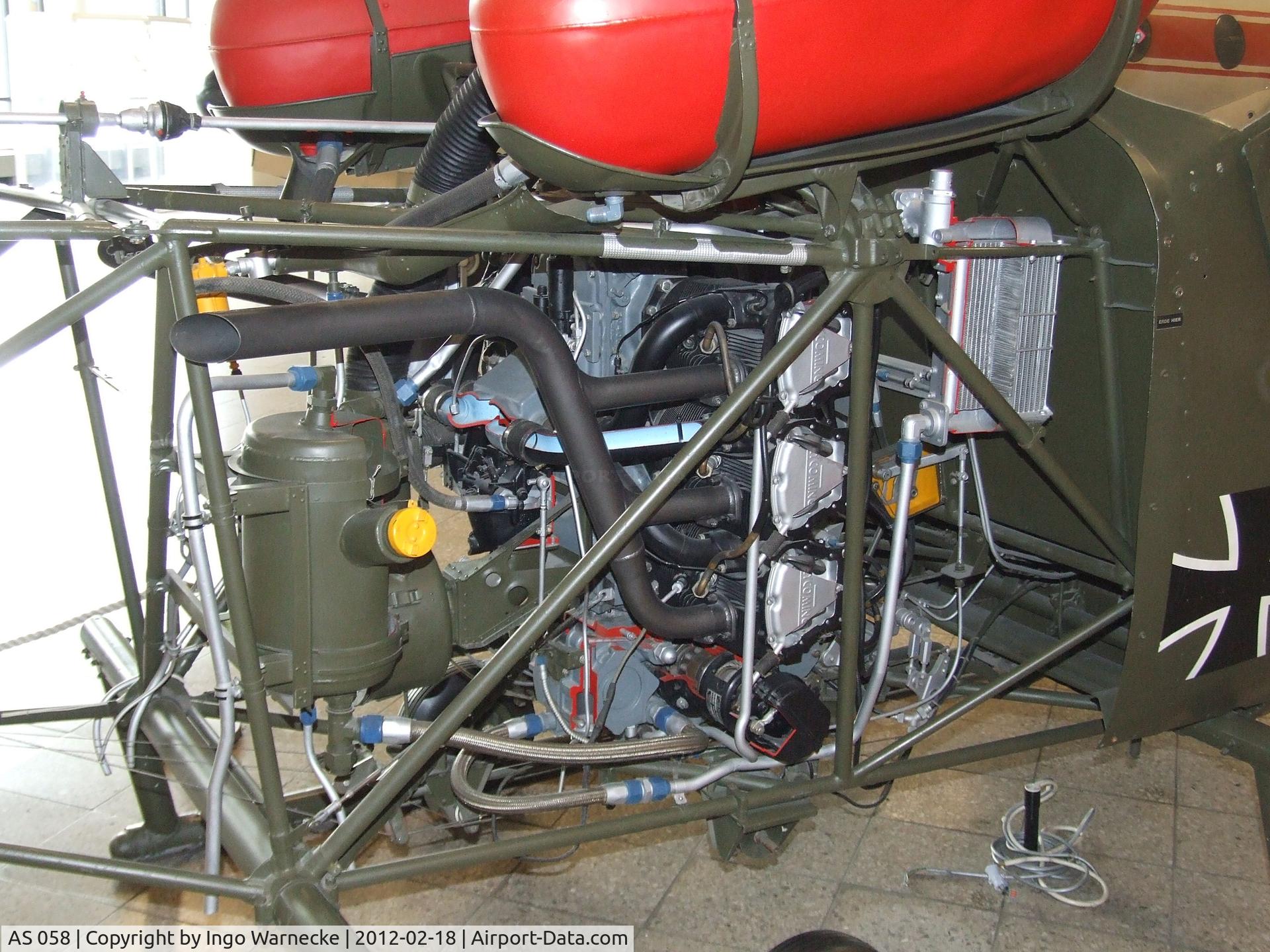 AS 058, Agusta AB-47G-2 C/N 258, Agusta-Bell 47G-2 at the Deutsches Museum, München (Munich)