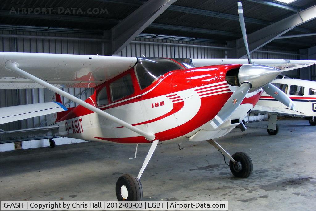 G-ASIT, 1956 Cessna 180 C/N 32567, Turweston resident