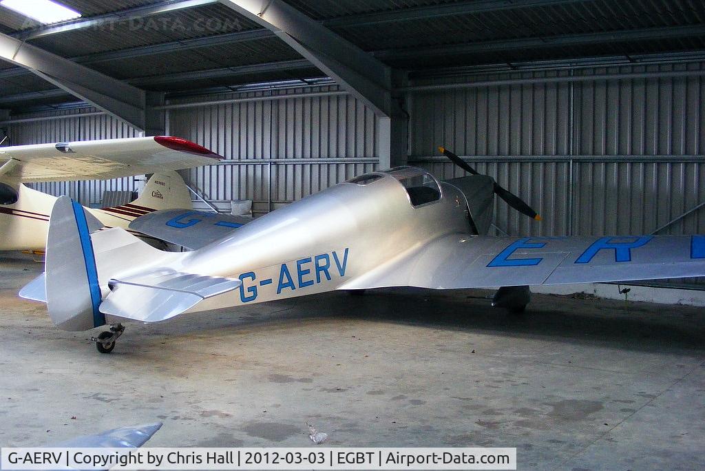 G-AERV, 1936 Miles M11A Whitney Straight C/N 307, Turweston resident