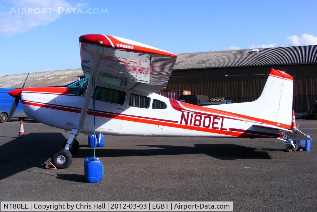 N180EL, 1980 Cessna 180K Skywagon C/N 18053121, ex G-BOIA, recently re-registered and repainted
