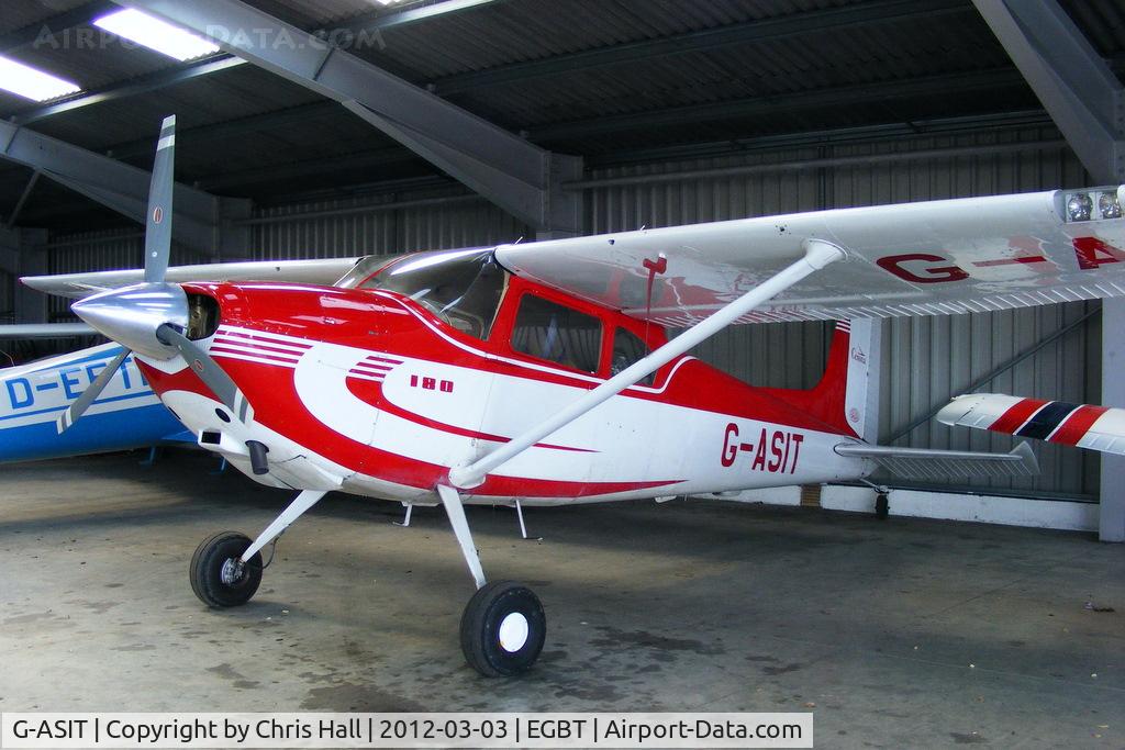 G-ASIT, 1956 Cessna 180 C/N 32567, Turweston resident