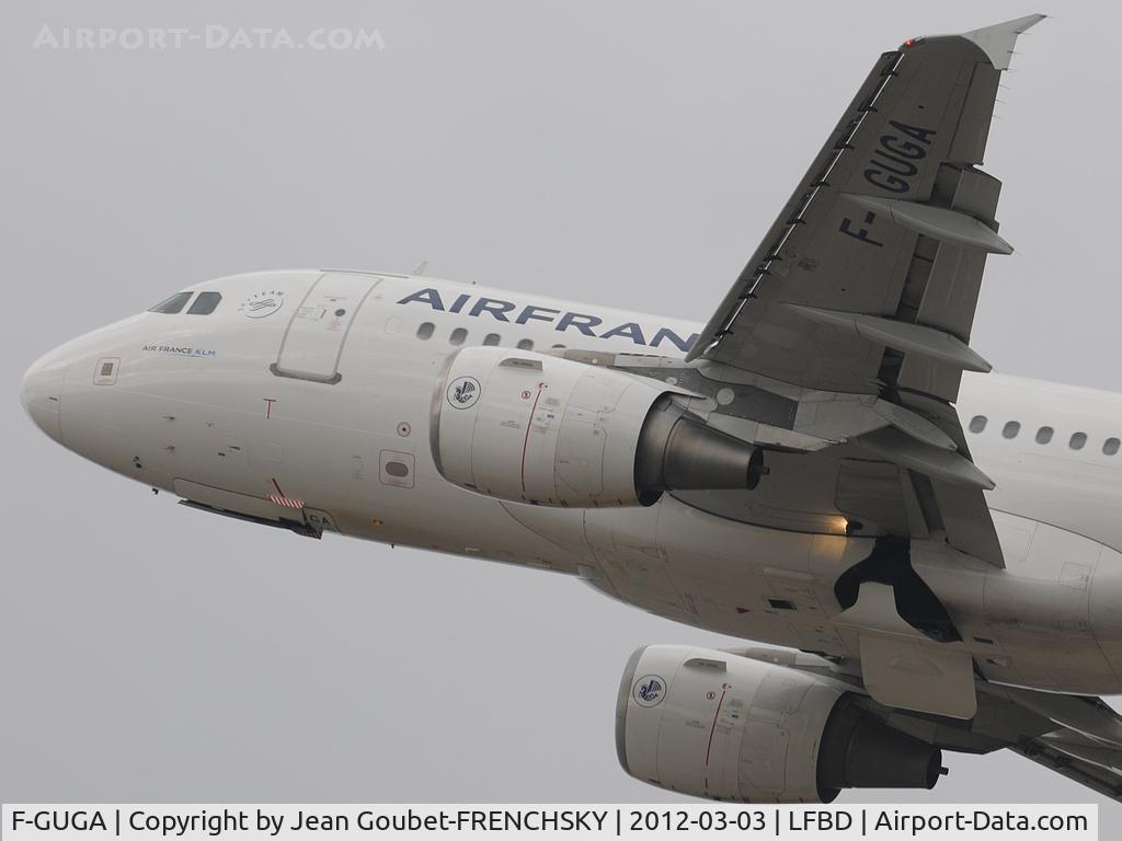 F-GUGA, 2002 Airbus A318-111 C/N 2035, take off 23 to Paris Orly
