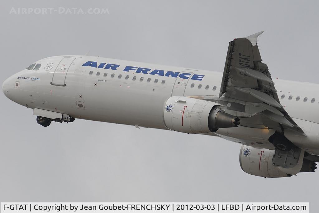 F-GTAT, 2008 Airbus A321-211 C/N 3441, take off 23 to Paris CDG
